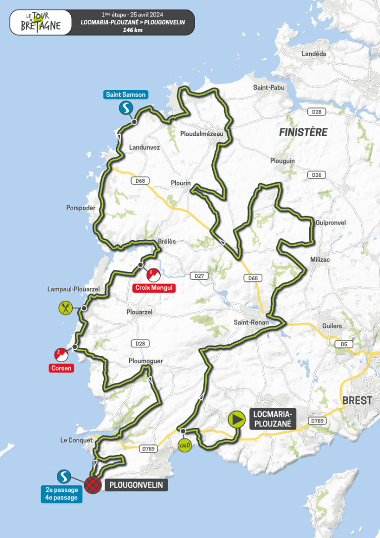 tour de bretagne auto 2023 parcours